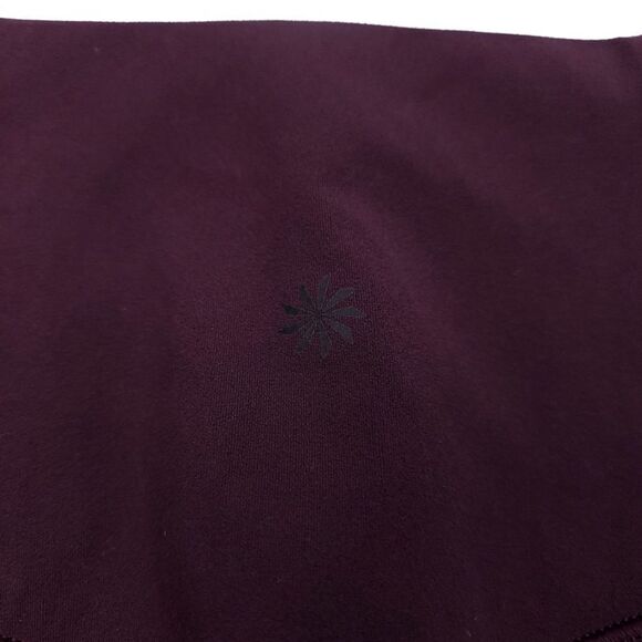 ATHLETA Salutation II 7/8 Stash Pocket Tight Womens XS Petite Spiced Cabernet - Picture 6 of 8